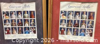 MaxSold Auction: 2X Classic American Doll Stamps - framed  - Idaho Springs (Colorado, USA) PARTNER MANAGED Estate Sale Online Auction - Idaho Street