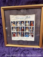 MaxSold Auction: 2X Classic American Doll Stamps - framed  - Idaho Springs (Colorado, USA) PARTNER MANAGED Estate Sale Online Auction - Idaho Street