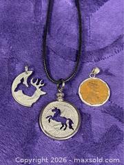 MaxSold Auction: Coin Collectors Lot - 3 Wearable Coin Pendants - Idaho Springs (Colorado, USA) PARTNER MANAGED Estate Sale Online Auction - Idaho Street