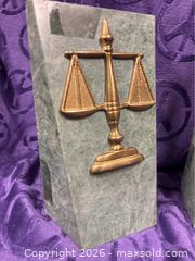 MaxSold Auction: Green Stone Bookends Attorney/ Lawyer  - Idaho Springs (Colorado, USA) PARTNER MANAGED Estate Sale Online Auction - Idaho Street