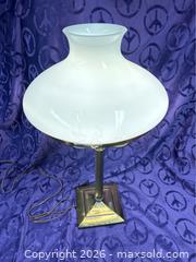 MaxSold Auction: Rare Antique Glass / Brass Lamp - Idaho Springs (Colorado, USA) PARTNER MANAGED Estate Sale Online Auction - Idaho Street