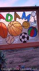 MaxSold Auction: Stained Glass "ADAM" Window picture - Idaho Springs (Colorado, USA) PARTNER MANAGED Estate Sale Online Auction - Idaho Street