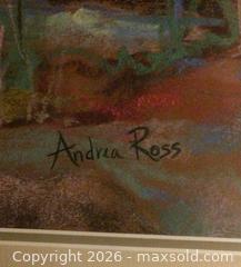 MaxSold Auction: Original Pastel Landscape/Seascape by Andrea Ross, Framed - Pickering (Ontario, Canada) SELLER MANAGED Reseller Online Auction - Regan Place