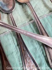 MaxSold Auction: 6 spoons and 1 fork hallmarked 0.800 silver - total weight of 264 grams  - Ottawa (Ontario, Canada) SELLER MANAGED Downsizing Online Auction - Daly Avenue