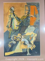 MaxSold Auction: Bruno Venier (Argentina, 1914-1996) large watercolour on paper with abstract figures  - Ottawa (Ontario, Canada) SELLER MANAGED Downsizing Online Auction - Daly Avenue