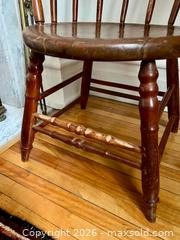 MaxSold Auction: Mid 19th century solid wood captains chair  - Ottawa (Ontario, Canada) SELLER MANAGED Downsizing Online Auction - Daly Avenue