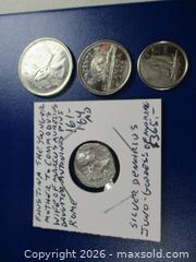 MaxSold Auction: Ancient Roman Silver Denarius Currency Coin. Empress FAUSTINA The Younger. 161-164 AD. - Toronto (Ontario, Canada) SELLER MANAGED Estate Sale Online Auction - Annette Street