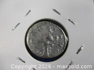 MaxSold Auction: Ancient Roman Silver Denarius Currency Coin. Empress JULIA DOMNA 196-211 AD.  - Toronto (Ontario, Canada) SELLER MANAGED Estate Sale Online Auction - Annette Street