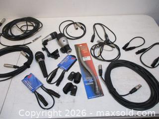 MaxSold Auction: Microphones, Microphone Cables, Extensions, Saddles That Screw Onto Stands. - Toronto (Ontario, Canada) SELLER MANAGED Estate Sale Online Auction - Annette Street