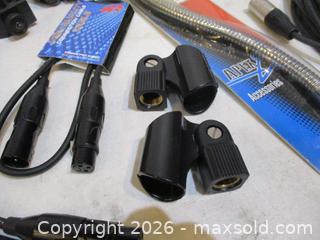 MaxSold Auction: Microphones, Microphone Cables, Extensions, Saddles That Screw Onto Stands. - Toronto (Ontario, Canada) SELLER MANAGED Estate Sale Online Auction - Annette Street