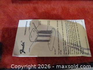 MaxSold Auction: Vintage 50Th Anniversary, FENDER STATOCASTER Celebrating 50 Years 1946-1996. SL017 OF SL250. With Hard Case. - Toronto (Ontario, Canada) SELLER MANAGED Estate Sale Online Auction - Annette Street