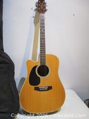 MaxSold Auction: Vintage TAKEMINE EQ PRO Series Electric Accoustic Guitar. S/N 98041479. - Toronto (Ontario, Canada) SELLER MANAGED Estate Sale Online Auction - Annette Street