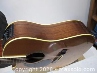 MaxSold Auction: Vintage TAKEMINE EQ PRO Series Electric Accoustic Guitar. S/N 98041479. - Toronto (Ontario, Canada) SELLER MANAGED Estate Sale Online Auction - Annette Street