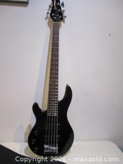 MaxSold Auction: YAMAHA BBN5L-II, BASE GUITAR With Shoulder Bag, Plug-in Wire & Heavy Duty Guitar Shoulder Strap. LEFT HANDED. - Toronto (Ontario, Canada) SELLER MANAGED Estate Sale Online Auction - Annette Street