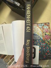 MaxSold Auction: Autographed Fahrenheit 451 by Ray Bradbury - Fullerton (California, USA) SELLER MANAGED Downsizing Online Auction - S. Highland Avenue