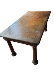 MaxSold Auction: Antique Victorian Oak Library Table with 1 Drawer - Ottawa (Dunrobin) (Ontario, Canada) SELLER MANAGED Downsizing Online Auction - Greenland Road