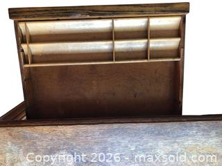 MaxSold Auction: Antique Victorian Oak Library Table with 1 Drawer - Ottawa (Dunrobin) (Ontario, Canada) SELLER MANAGED Downsizing Online Auction - Greenland Road