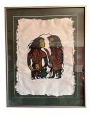 MaxSold Auction: Rare Norval Morrisseau "Maymaywaysiwak" print. Signed, numbered - Ottawa (Dunrobin) (Ontario, Canada) SELLER MANAGED Downsizing Online Auction - Greenland Road