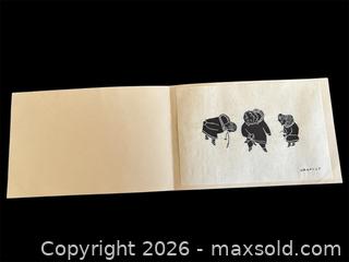 MaxSold Auction: Small Inuit Print, Cape Dorset carving - Ottawa (Dunrobin) (Ontario, Canada) SELLER MANAGED Downsizing Online Auction - Greenland Road