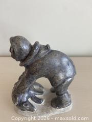 MaxSold Auction: Three (3) Vintage Inuit Soapstone  and Whalebone Sculptures - Ottawa (Dunrobin) (Ontario, Canada) SELLER MANAGED Downsizing Online Auction - Greenland Road
