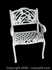 MaxSold Auction: Two Cast Iron Garden Chairs - Ottawa (Dunrobin) (Ontario, Canada) SELLER MANAGED Downsizing Online Auction - Greenland Road