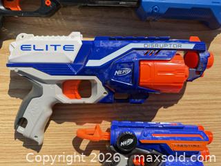 MaxSold Auction: 3-Piece Nerf & X-Shot Foam Dart Blasters - Saanich (British Columbia, Canada) SELLER MANAGED Downsizing Online Auction - Dunsterville Avenue