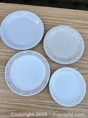 MaxSold Auction: Assorted Vintage Dinner Plates and Side Plate Set of 4, Corelle by Corning, Ducky Duke - Saanich (British Columbia, Canada) SELLER MANAGED Downsizing Online Auction - Dunsterville Avenue