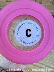 MaxSold Auction: Cultivated Concepts Co Cherry Print Pink/Clear Tumbler - Saanich (British Columbia, Canada) SELLER MANAGED Downsizing Online Auction - Dunsterville Avenue
