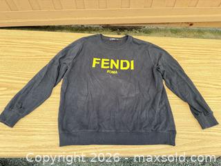 MaxSold Auction: Fendi Black 'FENDI ROMA' Crewneck Sweatshirt XXXL - Saanich (British Columbia, Canada) SELLER MANAGED Downsizing Online Auction - Dunsterville Avenue