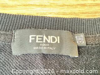MaxSold Auction: Fendi Black 'FENDI ROMA' Crewneck Sweatshirt XXXL - Saanich (British Columbia, Canada) SELLER MANAGED Downsizing Online Auction - Dunsterville Avenue