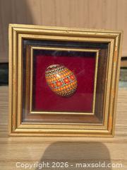 MaxSold Auction: Framed Ukrainian Pysanka Shadowbox & Ceramic Bunny/Chick Trinket Boxes - Saanich (British Columbia, Canada) SELLER MANAGED Downsizing Online Auction - Dunsterville Avenue