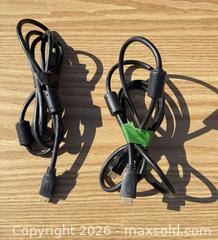 MaxSold Auction: HDMI Cables (2) Standard Type A, High Speed with Ethernet, Approx 2m, Black - Saanich (British Columbia, Canada) SELLER MANAGED Downsizing Online Auction - Dunsterville Avenue