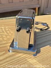 MaxSold Auction: H&S Products Vintage Two-Slice Chrome Electric Toaster - Saanich (British Columbia, Canada) SELLER MANAGED Downsizing Online Auction - Dunsterville Avenue