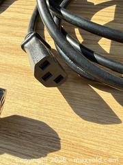 MaxSold Auction: IEC 3?pin to 2?prong NEMA Power Cords, 18 AWG, 6 ft, Black - Saanich (British Columbia, Canada) SELLER MANAGED Downsizing Online Auction - Dunsterville Avenue