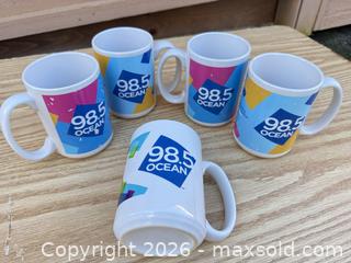 MaxSold Auction: Lot of 5 Chippy 98.5 OCEAN Promotional Ceramic Coffee Mugs - Saanich (British Columbia, Canada) SELLER MANAGED Downsizing Online Auction - Dunsterville Avenue