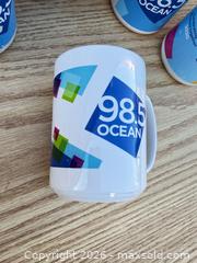 MaxSold Auction: Lot of 5 Chippy 98.5 OCEAN Promotional Ceramic Coffee Mugs - Saanich (British Columbia, Canada) SELLER MANAGED Downsizing Online Auction - Dunsterville Avenue