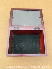MaxSold Auction: Mahogany Wood Keepsake Jewelry Photo Box with Picture Frame Lid - Saanich (British Columbia, Canada) SELLER MANAGED Downsizing Online Auction - Dunsterville Avenue