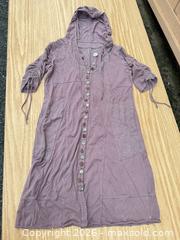 MaxSold Auction: Neon Buddha S Hooded Button-Front Cardigan Dress Mauve - Saanich (British Columbia, Canada) SELLER MANAGED Downsizing Online Auction - Dunsterville Avenue