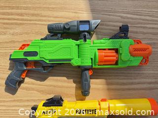 MaxSold Auction: Nerf & Adventure Force Toy Blasters - Pistol and Rifle/Long Blaster - Saanich (British Columbia, Canada) SELLER MANAGED Downsizing Online Auction - Dunsterville Avenue