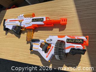 MaxSold Auction: Nerf Ultra Pharaoh & Ultra One Motorized Dart Blasters - Saanich (British Columbia, Canada) SELLER MANAGED Downsizing Online Auction - Dunsterville Avenue