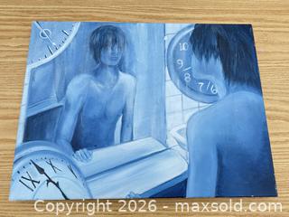 MaxSold Auction: Original Acrylic on Stretched Canvas Painting, Signed & Dated - Saanich (British Columbia, Canada) SELLER MANAGED Downsizing Online Auction - Dunsterville Avenue