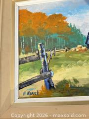 MaxSold Auction: Original Signed Landscape Painting by W. Warick, Oil on Canvas - Saanich (British Columbia, Canada) SELLER MANAGED Downsizing Online Auction - Dunsterville Avenue