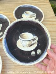 MaxSold Auction: Precidio Ceramic Saucer / Small Plate Set of 4 - Saanich (British Columbia, Canada) SELLER MANAGED Downsizing Online Auction - Dunsterville Avenue