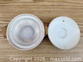 MaxSold Auction: Shiki Japan Donabe-Style Ceramic Casserole Pot with Lid - Saanich (British Columbia, Canada) SELLER MANAGED Downsizing Online Auction - Dunsterville Avenue