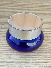 MaxSold Auction: Vintage Cobalt Blue Glass Apothecary or Vanity Jar with Silver Plastic Screw Lid - Saanich (British Columbia, Canada) SELLER MANAGED Downsizing Online Auction - Dunsterville Avenue