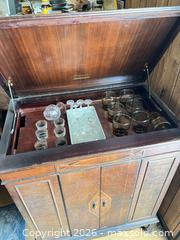 MaxSold Auction: Brunswick Mahogany Art Deco Bar / Cocktail Cabinet - Las Vegas (Nevada, USA) PARTNER MANAGED Estate Sale Online Auction - South 16th Street