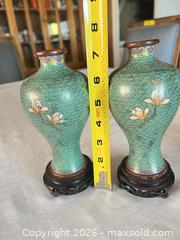 MaxSold Auction: Cloisonné Vases, Miniature Wooden Mantel Clock & Decorative Plates - Las Vegas (Nevada, USA) PARTNER MANAGED Estate Sale Online Auction - South 16th Street