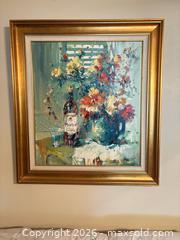 MaxSold Auction: Framed Oil on Canvas Floral Still Life, Large, Signed - Las Vegas (Nevada, USA) PARTNER MANAGED Estate Sale Online Auction - South 16th Street