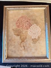 MaxSold Auction: Lot of 5 Framed Floral Prints (Rectangular & Oval Frames) - Las Vegas (Nevada, USA) PARTNER MANAGED Estate Sale Online Auction - South 16th Street