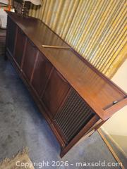 MaxSold Auction: Magnavox Mid?Century Console Stereo Hi?Fi Cabinet, ~66in - Las Vegas (Nevada, USA) PARTNER MANAGED Estate Sale Online Auction - South 16th Street